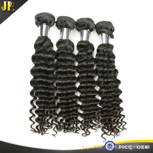 High quality JP brazilian deep wave virgin hair unprocessed human hair extensions